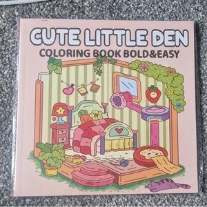 Cute little den colouring book